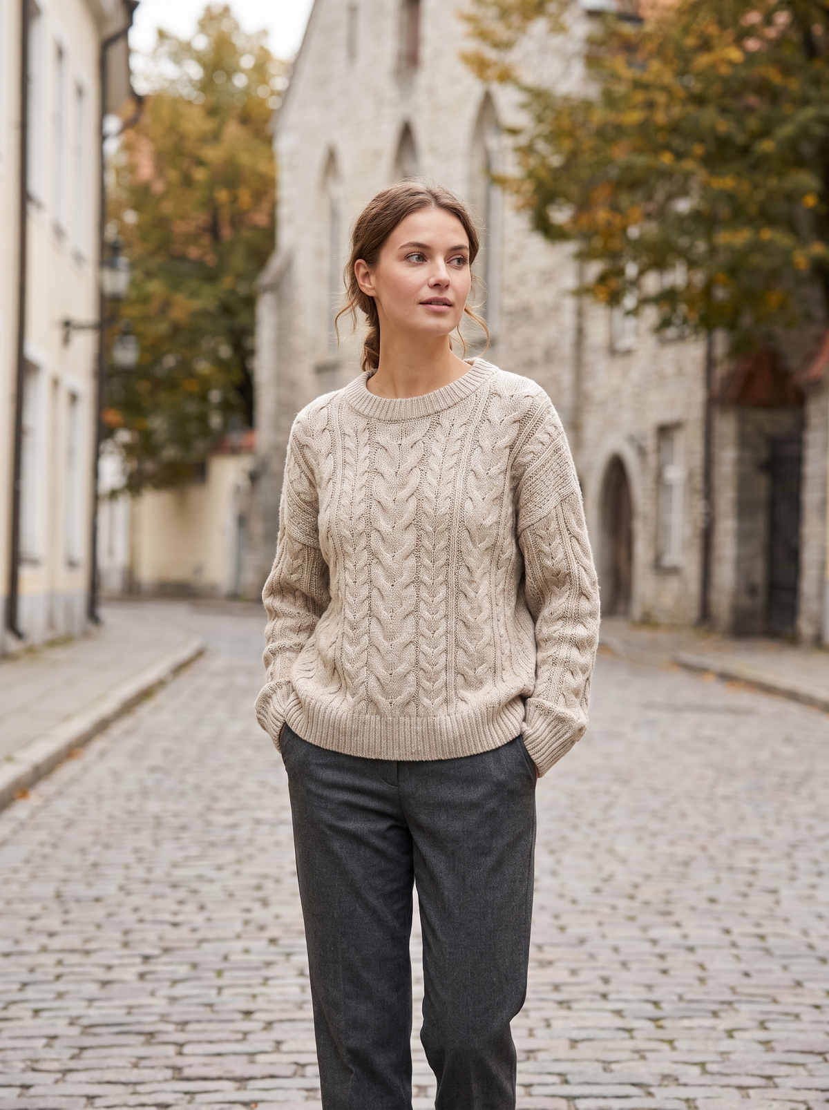Rowan Cable-Knit Jumper