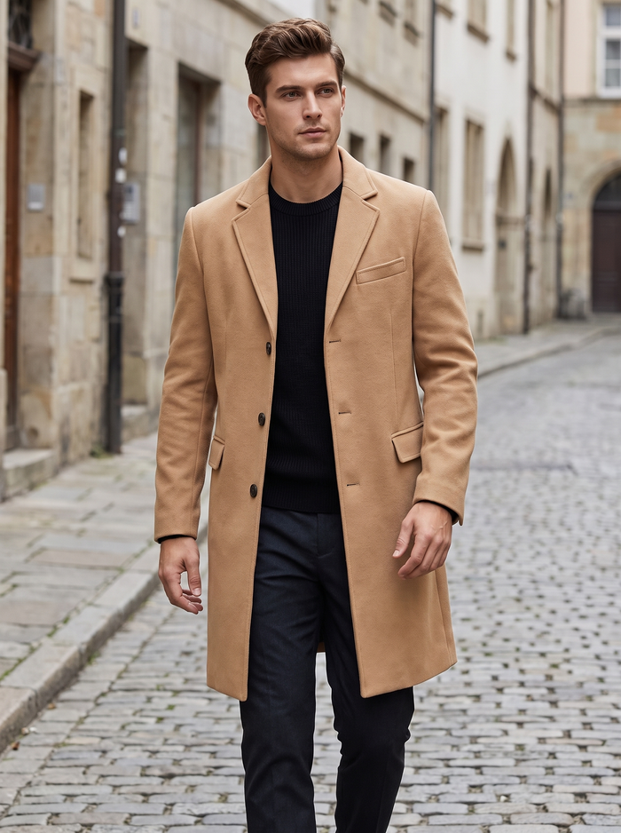 Harrison Wool Overcoat
