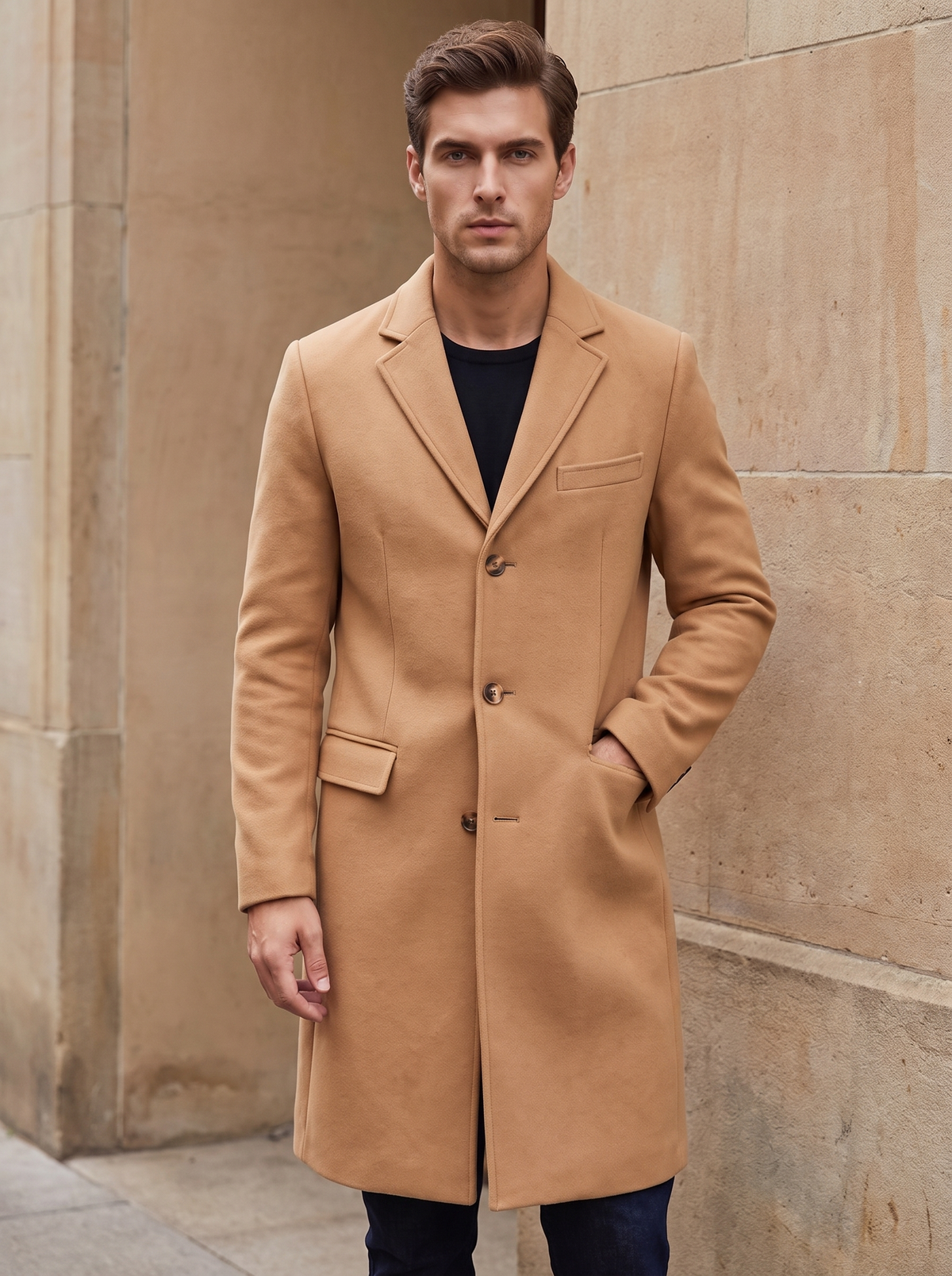 Harrison Wool Overcoat
