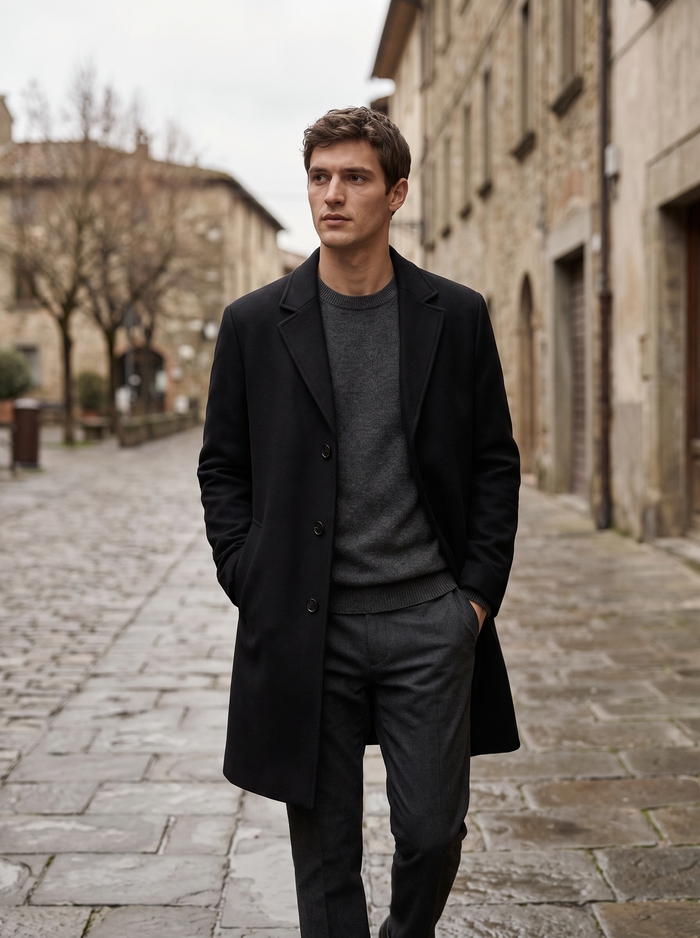 Bennett Wool Overcoat