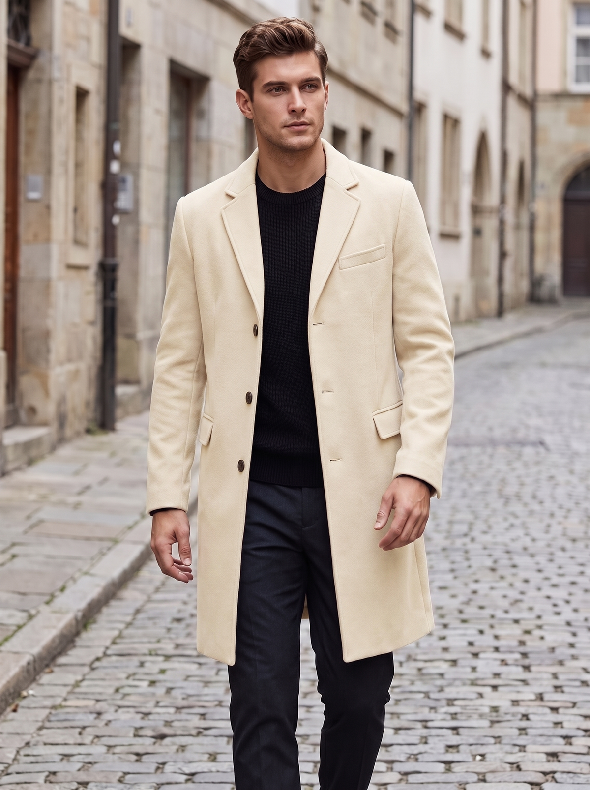 Harrison Wool Overcoat