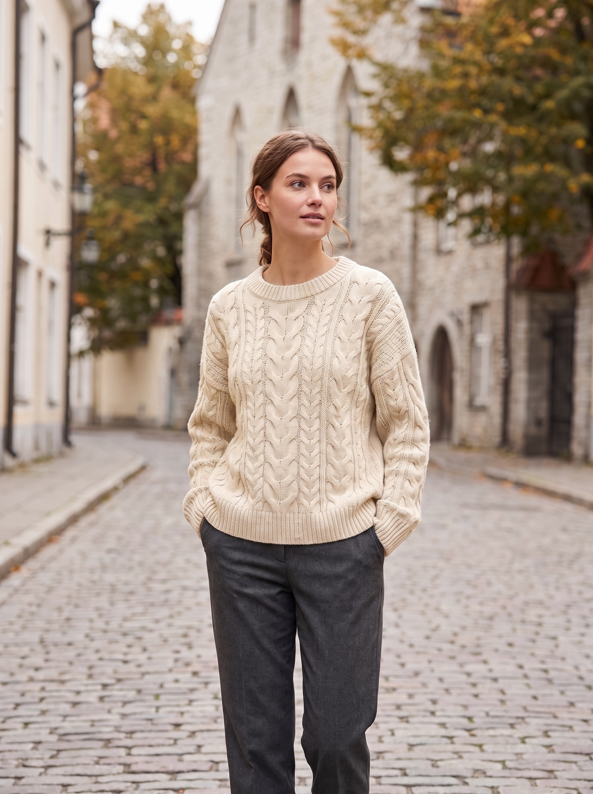 Rowan Cable-Knit Jumper